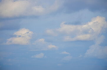 blue sky with clouds