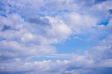 blue sky with clouds