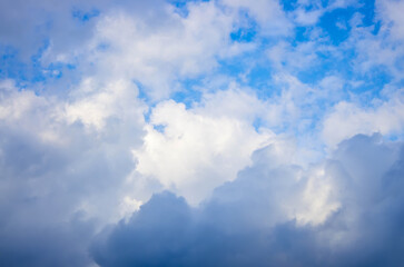 blue sky with clouds