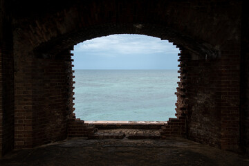 Fort Jefferson located in Dry Tortugas National park in Florida