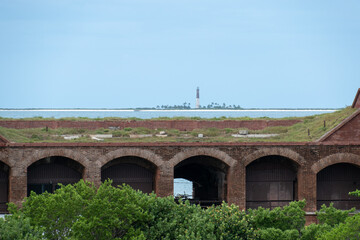 Fototapeta premium Fort Jefferson located in Dry Tortugas National park in Florida