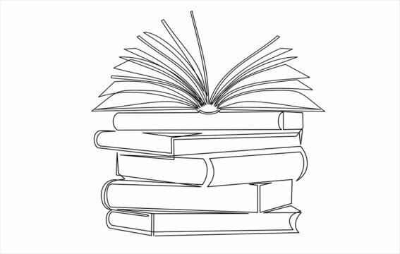 Stack Of Books Drawing Images – Browse 129,379 Stock Photos, Vectors, and  Video