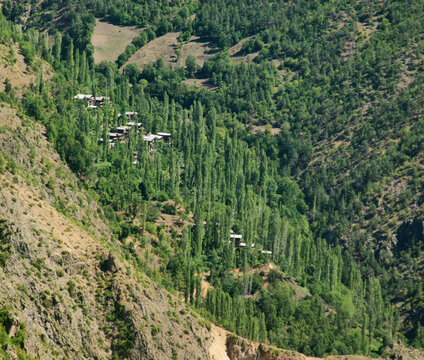 Mountain ,Nature and House Barhal,Artvin, Turkey