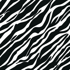 Vector illustration of seamless zebra pattern
