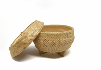 Woven basket for steaming glutinous rice