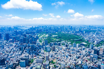 Fototapeta premium 皇居空撮写真