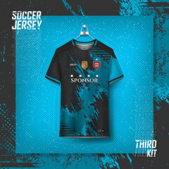 Soccer jersey design for sublimation, sport t shirt design