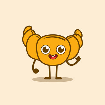Croissant Cartoon Croissant Cartoon
