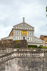 Fototapeta na wymiar San Miniato al Monte Basilica in Florence, Italy