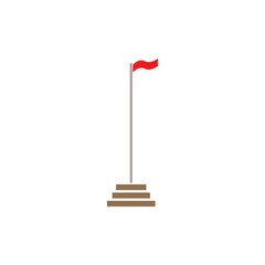 Indonesian flag vector illustration design