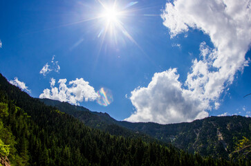 Mountain ,Nature and House  Barhal,Artvin, Turkey