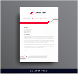 Modern Creative & Clean business style letterhead bundle of your corporate project design.set to print with vector & illustration. corporate letterhead bundle.