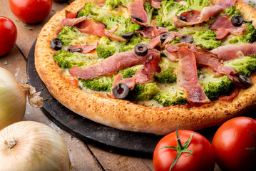 pizzas varios sabores deliciosa 
