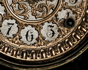 old clock face 4233