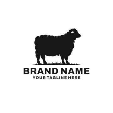 Sheep farm logo