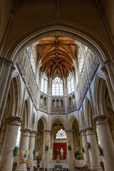 Voûtes en bois de l'Église de la Trinité de Falaise