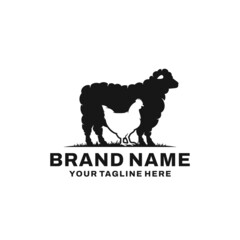 Farm animal logo vector