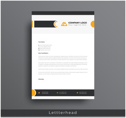 Modern Creative & Clean business style letterhead bundle of your corporate project design.set to print with vector & illustration. corporate letterhead bundle.