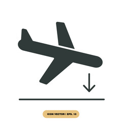 arrival icons  symbol vector elements for infographic web