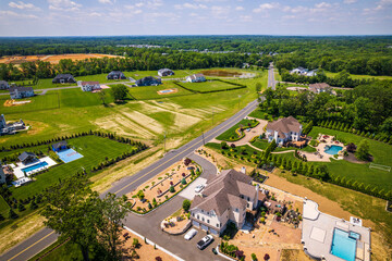 Aerial Drone of Marlboro NJ Real Estate
