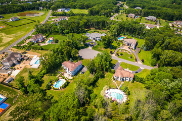 Aerial Drone of Marlboro NJ Real Estate