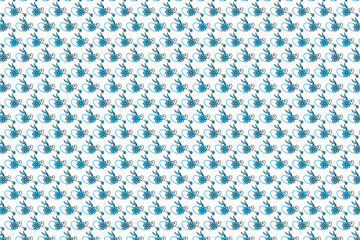 Floral seamless pattern, wild flower pattern design