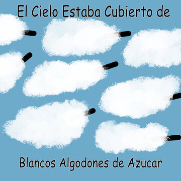 Met&aacute;fora el cielo esta cubierto de blancos algodones de azucar