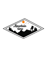 Mountain adventure tshirt design