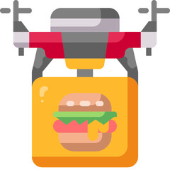 Fototapeta premium food delivery icon