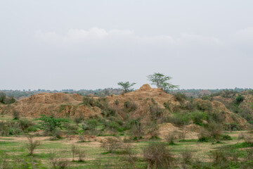 Chambal valley in Madhya pradesh in India, famous for bandits