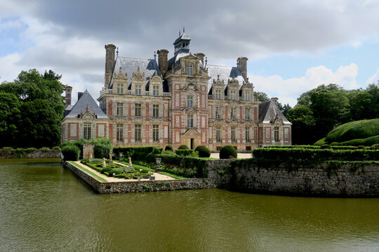 Ch&acirc;teau de Beaumesnil in Normandy, France