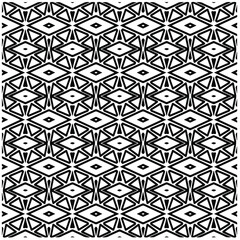 Abstract background with black and white pattern. Unique geometric vector swatch. Perfect for site backdrop, wrapping paper, wallpaper, textile and surface design. 