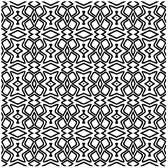 Fototapeta premium Abstract background with black and white pattern. Unique geometric vector swatch. Perfect for site backdrop, wrapping paper, wallpaper, textile and surface design. 