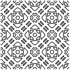 Abstract background with black and white pattern. Unique geometric vector swatch. Perfect for site backdrop, wrapping paper, wallpaper, textile and surface design. 