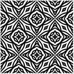 Abstract background with black and white pattern. Unique geometric vector swatch. Perfect for site backdrop, wrapping paper, wallpaper, textile and surface design. 