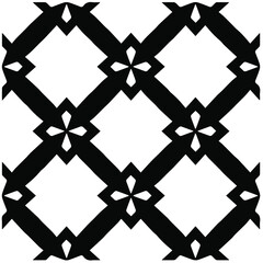 Obraz premium Abstract background with black and white pattern. Unique geometric vector swatch. Perfect for site backdrop, wrapping paper, wallpaper, textile and surface design. 