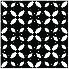 Fototapeta premium Abstract background with black and white pattern. Unique geometric vector swatch. Perfect for site backdrop, wrapping paper, wallpaper, textile and surface design. 