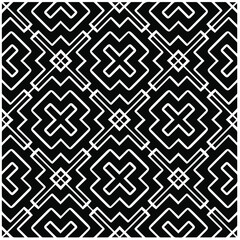 Abstract background with black and white pattern. Unique geometric vector swatch. Perfect for site backdrop, wrapping paper, wallpaper, textile and surface design. 