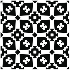 Abstract background with black and white pattern. Unique geometric vector swatch. Perfect for site backdrop, wrapping paper, wallpaper, textile and surface design. 
