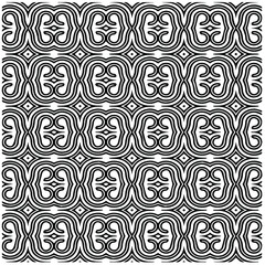 Abstract background with black and white pattern. Unique geometric vector swatch. Perfect for site backdrop, wrapping paper, wallpaper, textile and surface design. 
