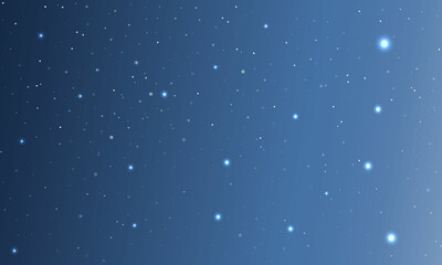 Naklejka na ściany i meble Stars on a night sky background