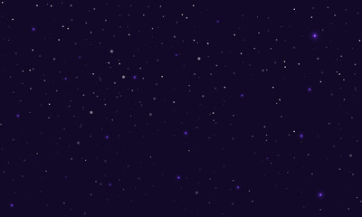 Fototapeta na wymiar Stars on a night sky background