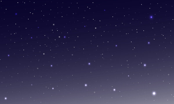 Stars on a night sky background © Mr. Pixel