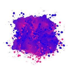 abstract watercolor background with splashes