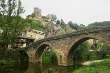 Fototapeta na wymiar Belcastel, Aveyron, France