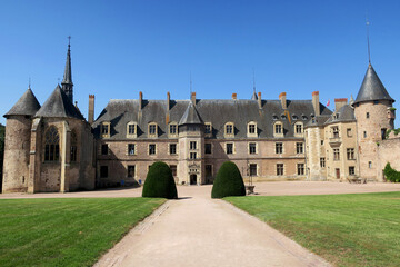 Fototapeta na wymiar Château de la Palice, Lapalisse, France.