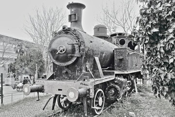 historical haydarpasa and black train