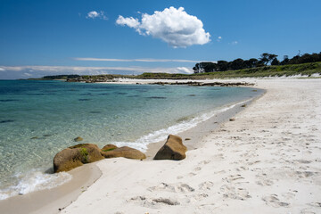 st martins beach Isles of Scilly cornwall england uk 