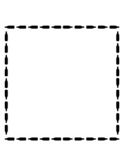 Quadrat Bierflaschen Rahmen Text 