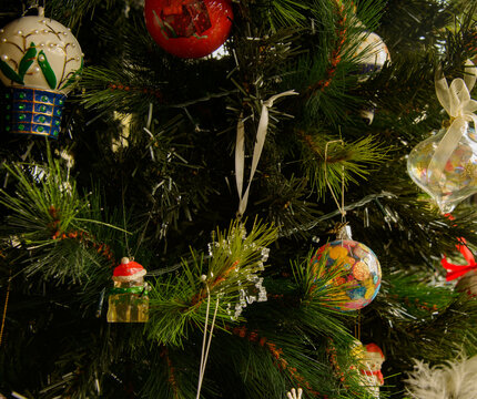 Christamas Light And Tree Decoration Christmas Tree